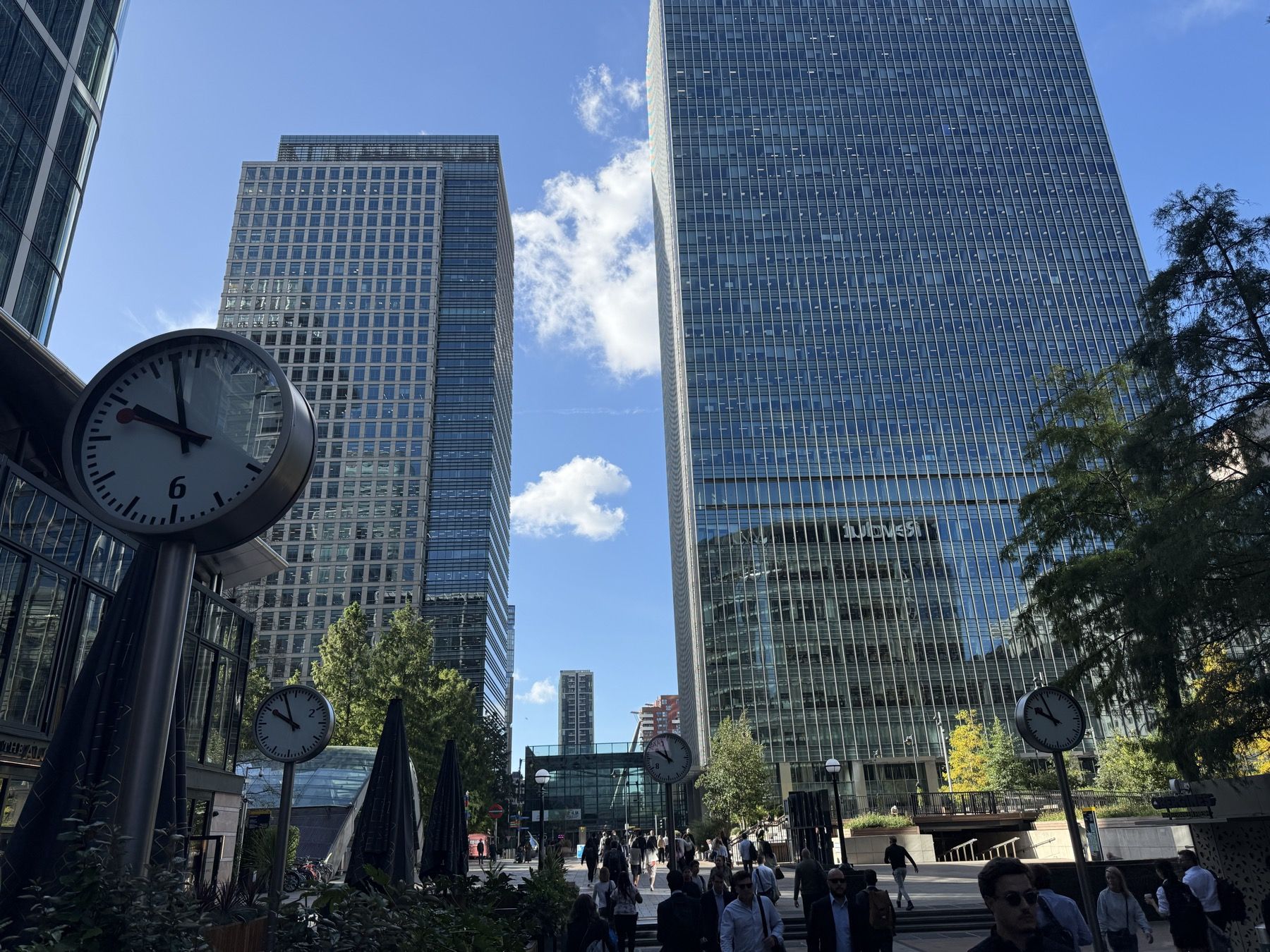 Canary Wharf plaza